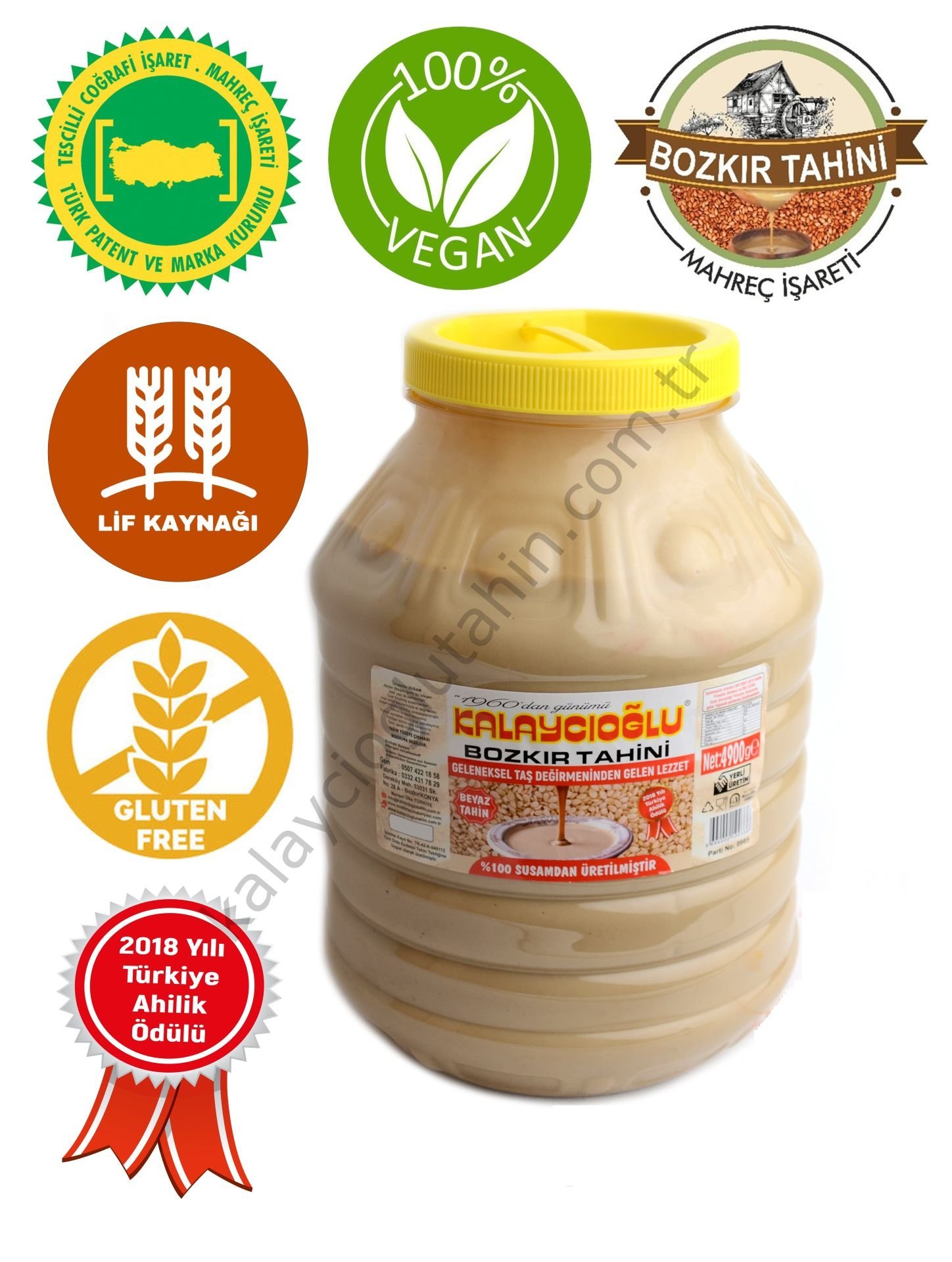 Kalaycıoğlu Beyaz Tahin 4900 Gr.