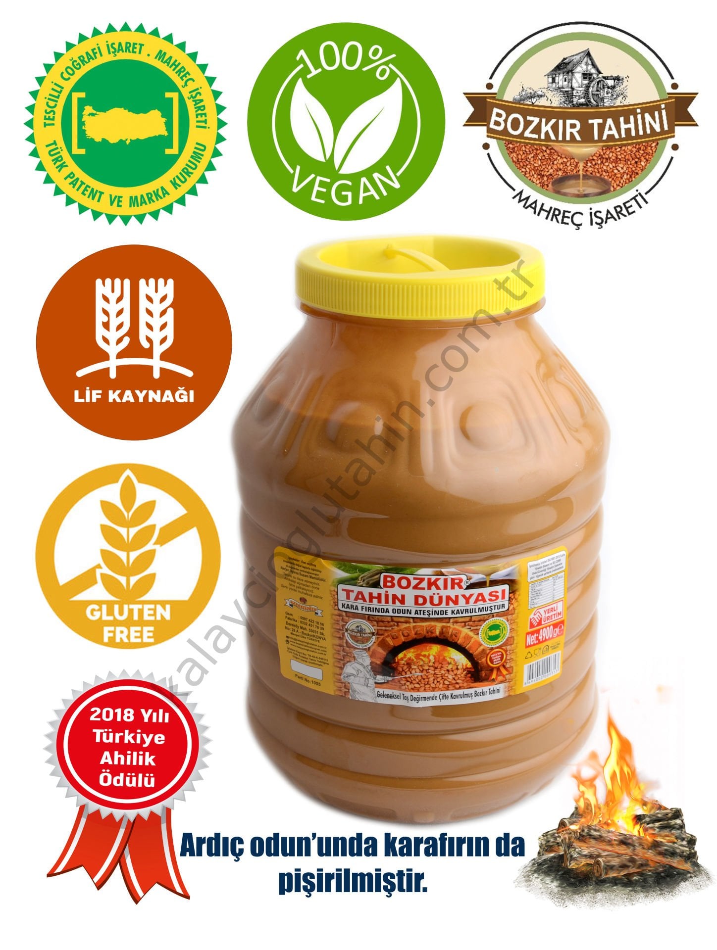 Bozkır Tahin Dünyası Tahin 4900 Gr.