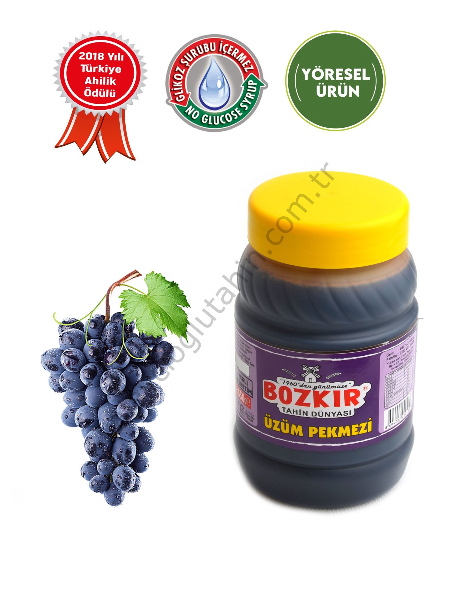 Bozkır Tahin Dünyası Üzüm Pekmezi 650 Gr.