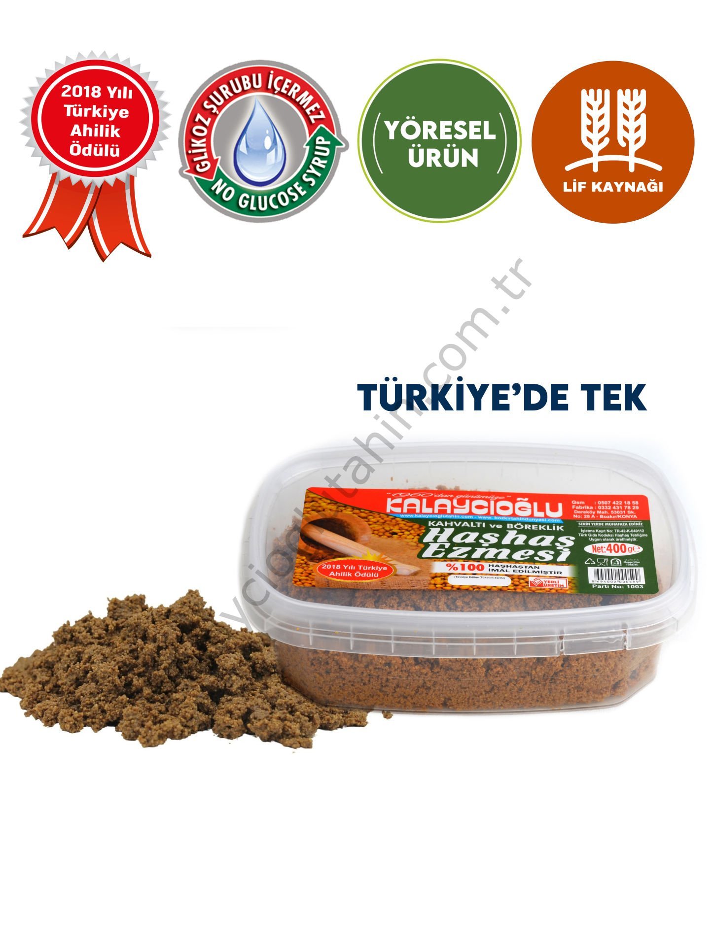 Haşhaş Ezmesi 400 Gr.