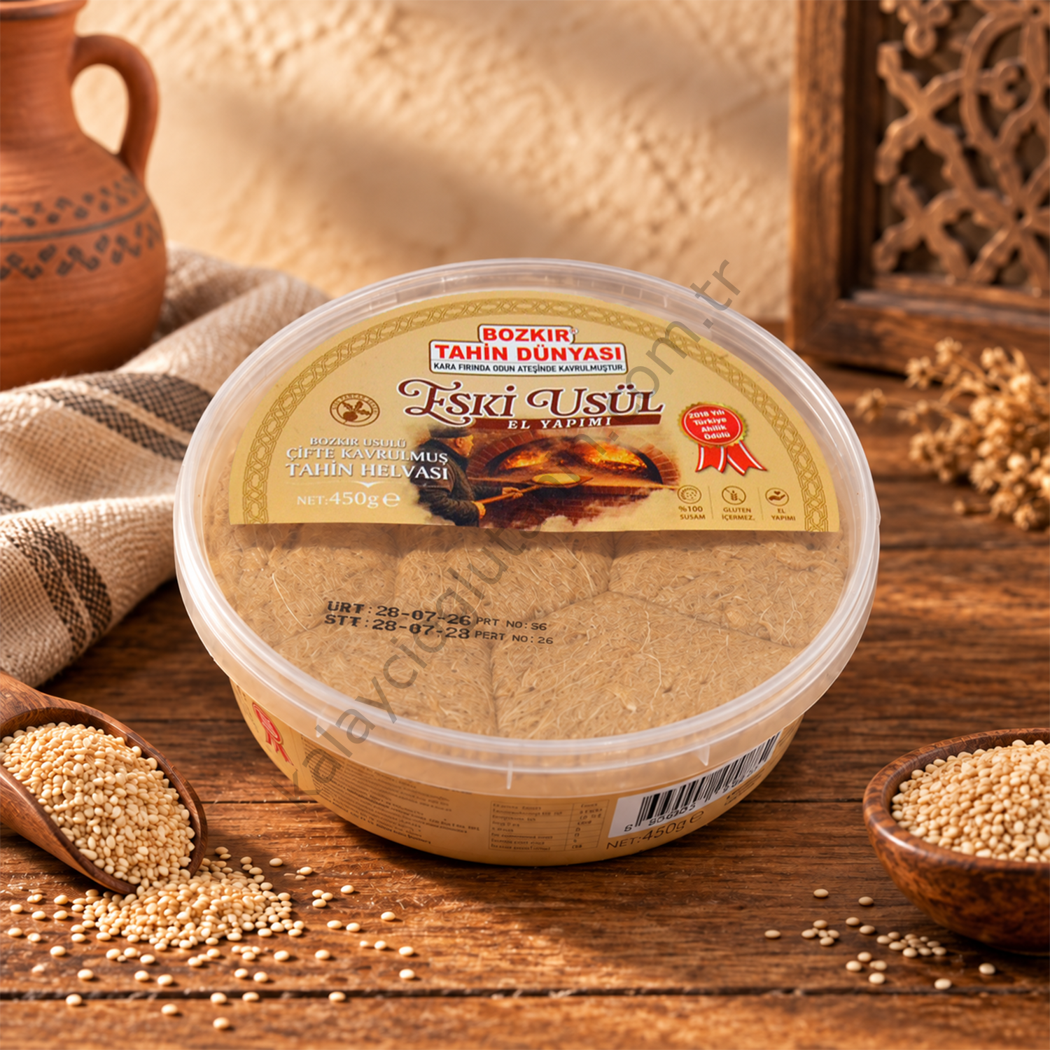 El Yapımı Eski Usül Helva 450 Gr.