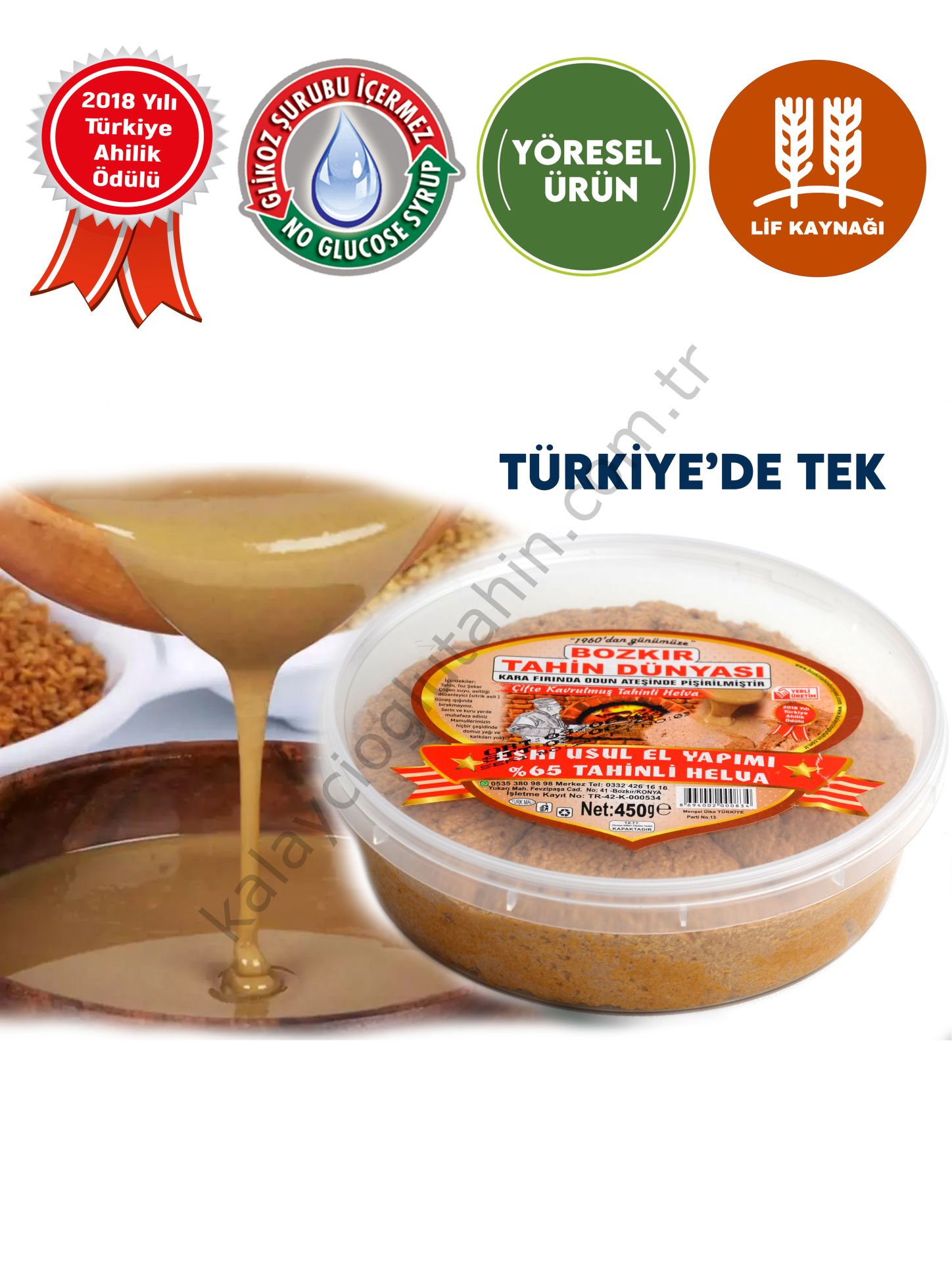 El Yapımı Eski Usül Helva 450 Gr.