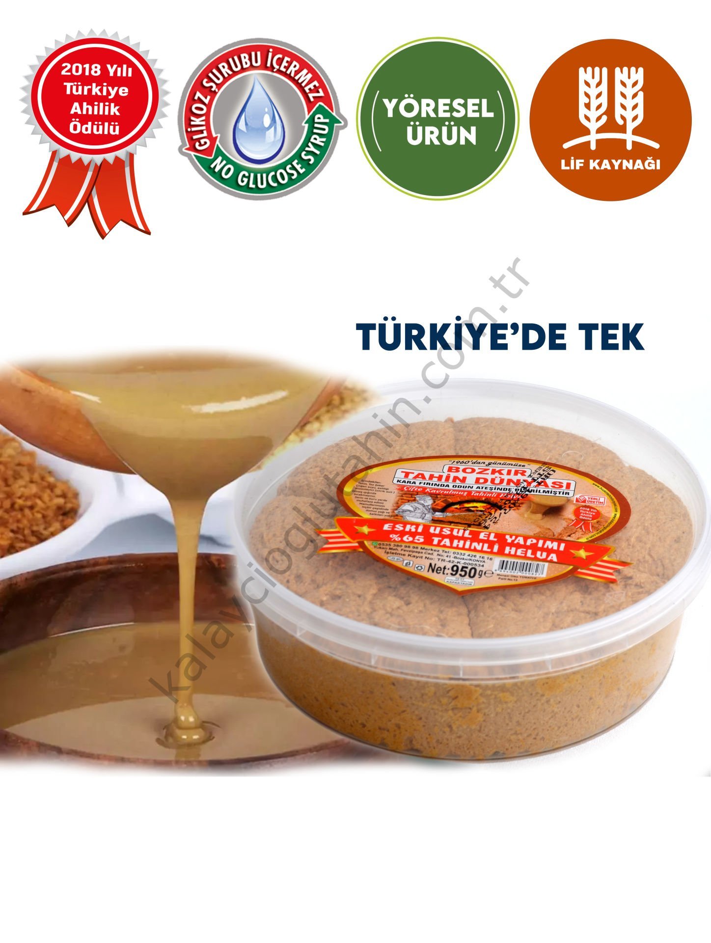 El Yapımı Eski Usül Helva 950 Gr.