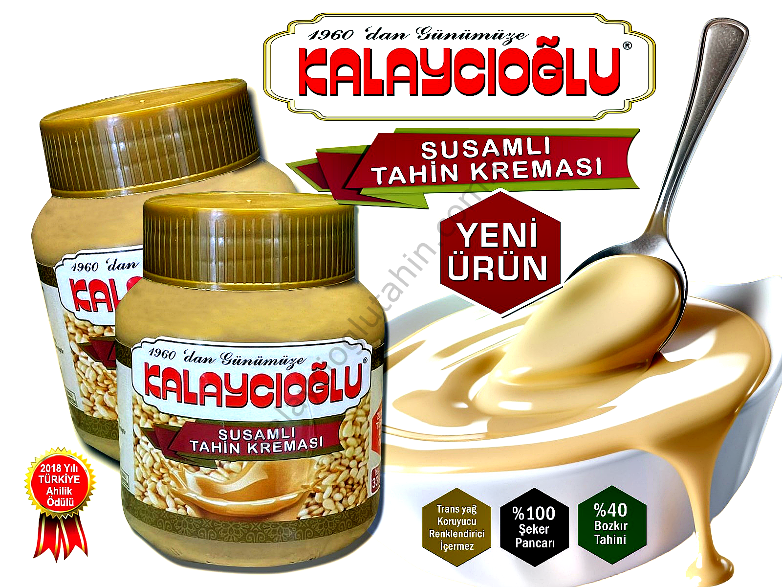 Kalaycıoğlu Susamlı Tahin Kreması 330 Gr.